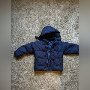 Polo Ralph Lauren boys down puffer coat with detachable hood.